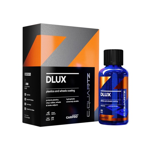 Sada na kolesá a plasty CarPro Cquartz Dlux (30 ml)