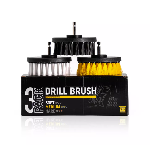 Work Stuff Drill Brush 3-Pack