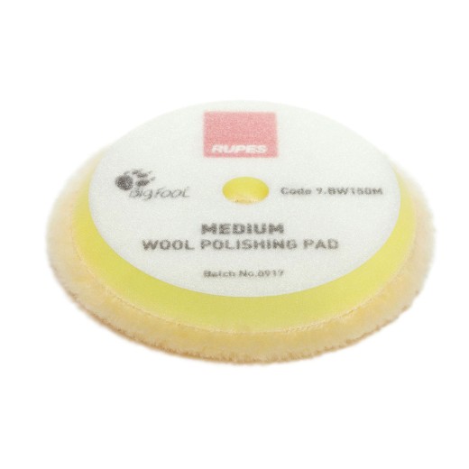 Vlnený leštiaci kotúč RUPES Medium Wool Polishing Pad 130/145 mm