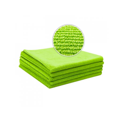 Mikrovláknové utierky Liquid Elements All-Purpose Green Microfiber Cloth Value Set of 5 - 310 GSM 40 x 40 cm