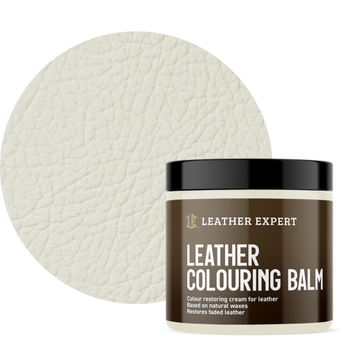 Balzam na kožu Leather Expert - Leather Colouring Balm Ivory (250 ml)