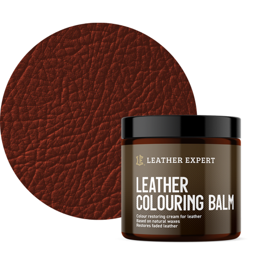 Balzam na kožu Leather Expert - Leather Colouring Balm RedBrown (250 ml)