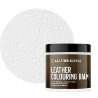 Balzam na kožu Leather Expert - Leather Colouring Balm White (250 ml)